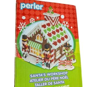 Perler Santas Workshop 3D Fuse Bead Kit 10000 Beads Christmas Craft NEW